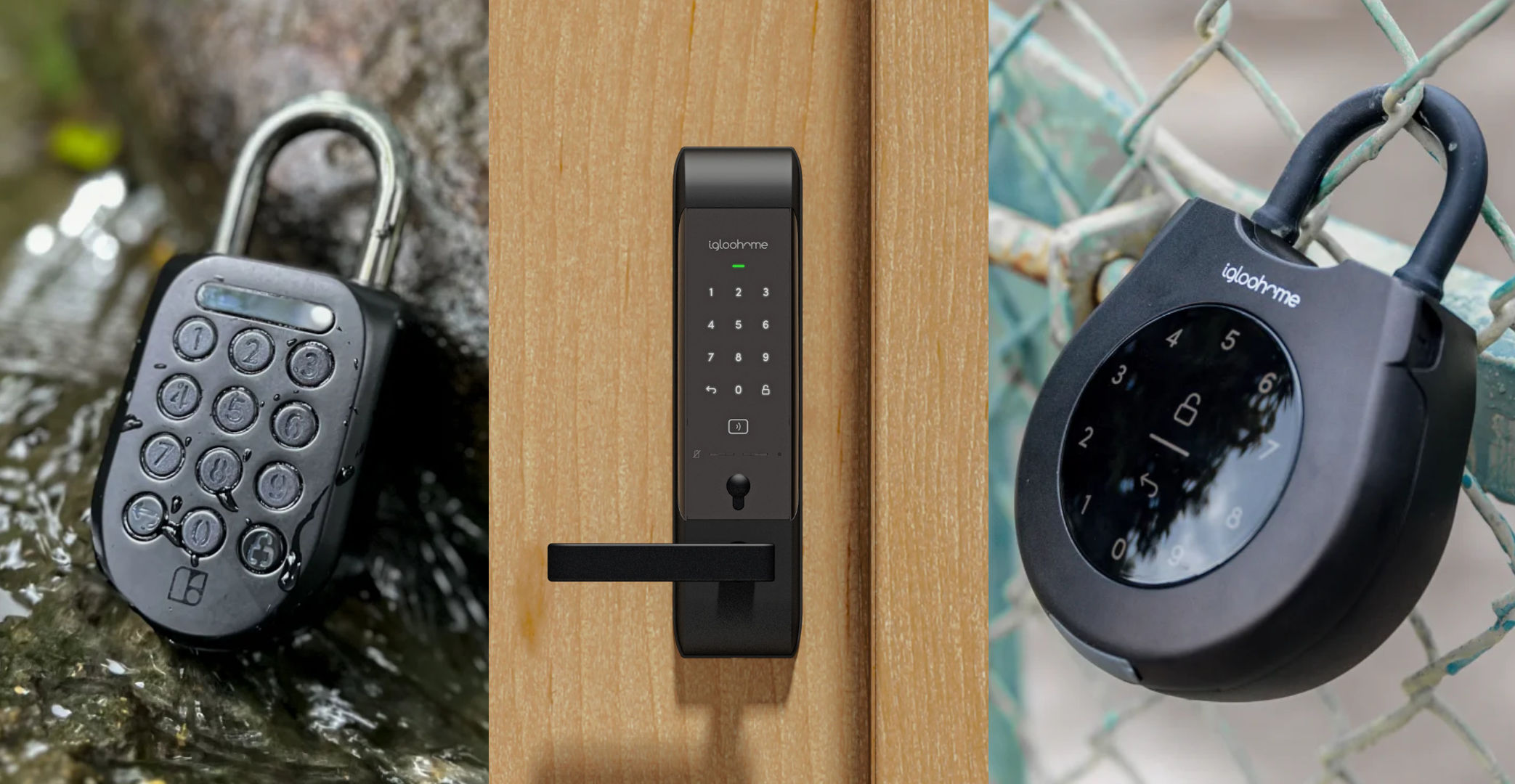 Igloo Home levers, padlocks, and keyboxes — outdoor and offline-capable hardware