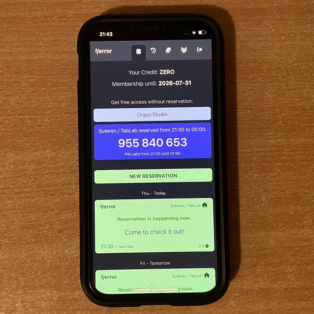 Tribe Circle member app — reservations and access